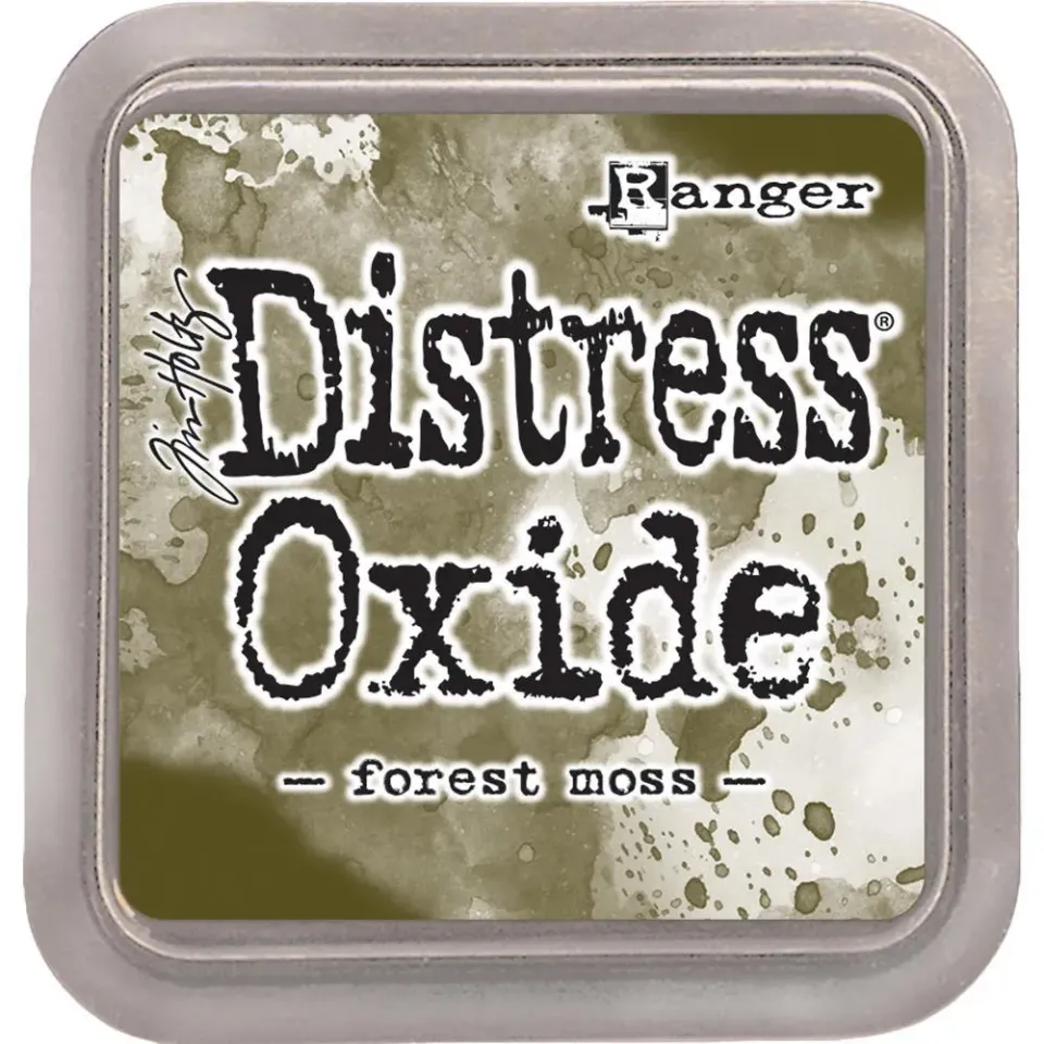 Ranger Distress Oxide Forest Moss Stempelkissen 7,6 cm grün