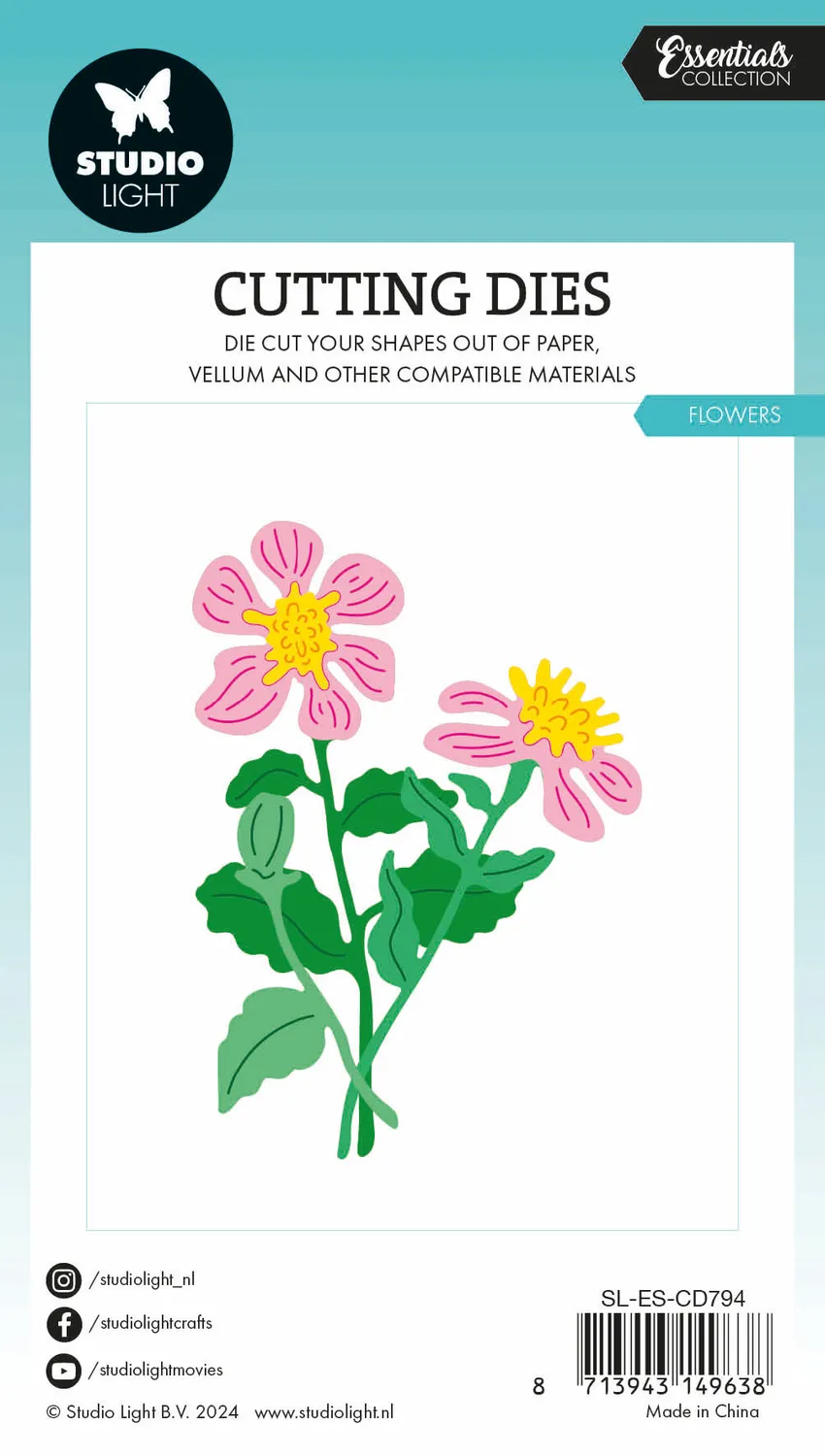 StudioLight Essentials Flowers Cutting Die Blumen 67,8 mm