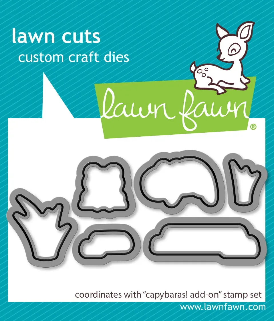Lawn Fawn Lawn Cuts Capybaras Add-On Stanzschablonen