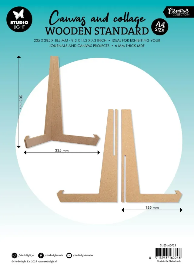 Studio Light Essentials Journal Canvas Aufsteller MDF A4