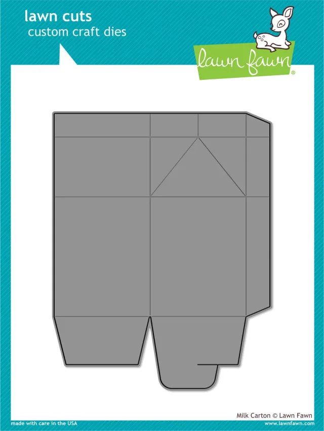 Lawn Fawn Lawn Cuts Milk Carton Stanzschablone 3D-Box