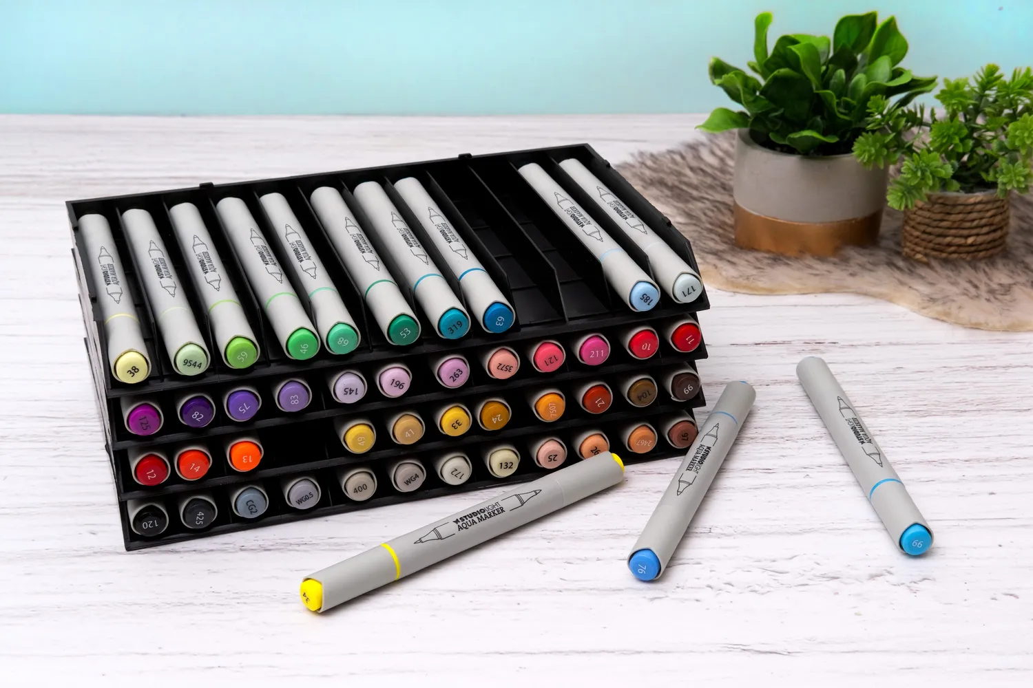 StudioLight Essentials Storage Trays Marker Ablage 48 Stifte