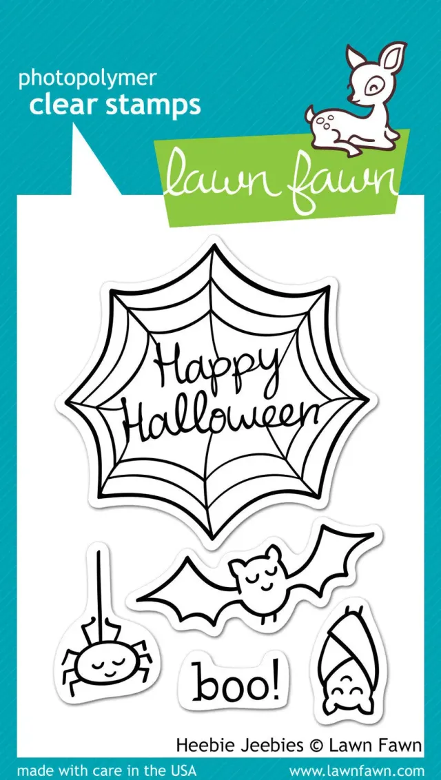 Lawn Fawn Heebie Jeebies Stempelset Halloween 5-tlg