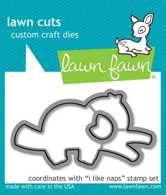 Lawn Fawn I Like Naps Lawn Cuts Stanzschablonen