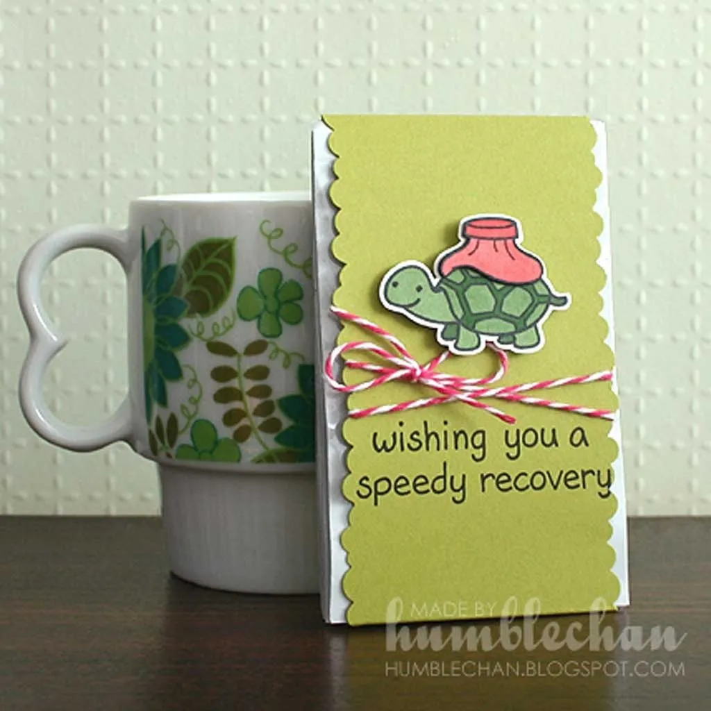 Lawn Fawn On the Mend LF351 Klartextstempel Gute Besserung