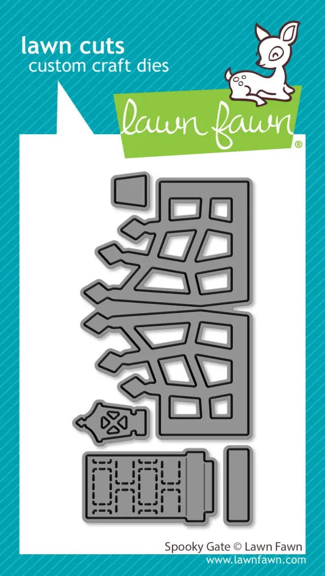 Lawn Fawn Spooky Gate Stanzschablonen Halloween