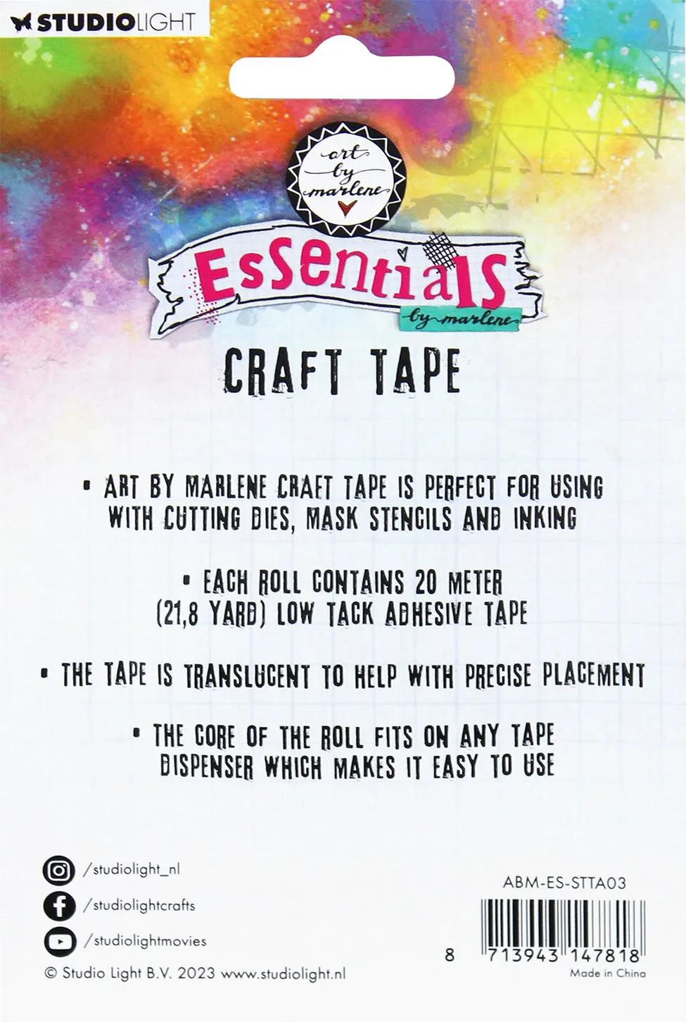 Art by Marlene Essentials Stencil Tape Abklebeband 10/15/20 mm