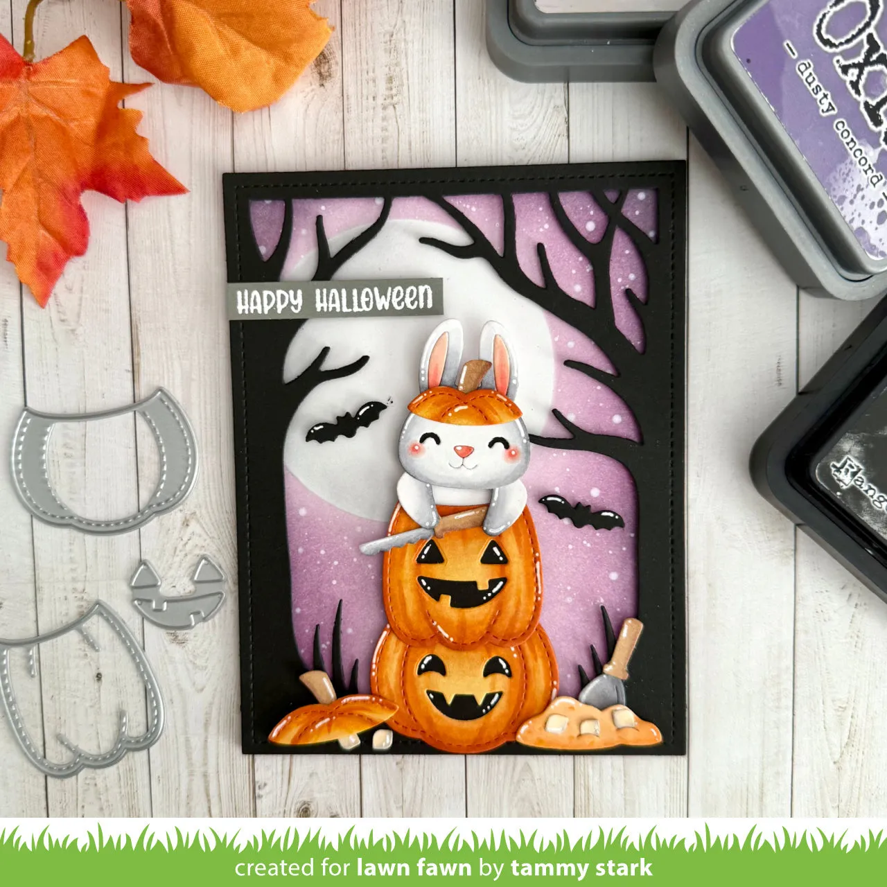 Lawn Fawn Build-A-Jack-O-Lantern LF3866 Stanzen Kürbis
