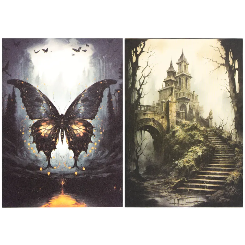 Ieebee Moonlight Fantasy Materialpapier 20 Stück Set