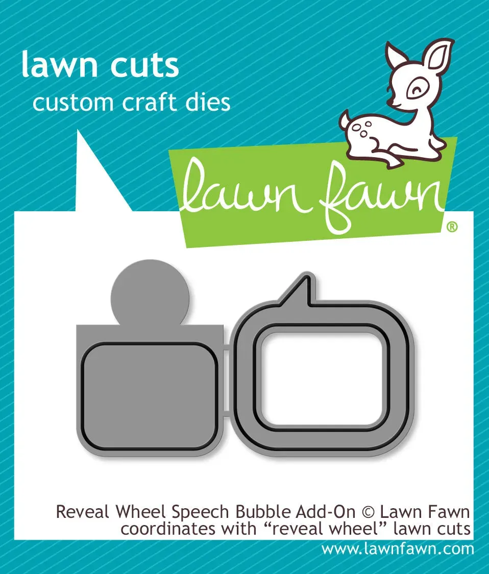 Lawn Fawn Reveal Wheel Speech Bubble Stanzschablonen