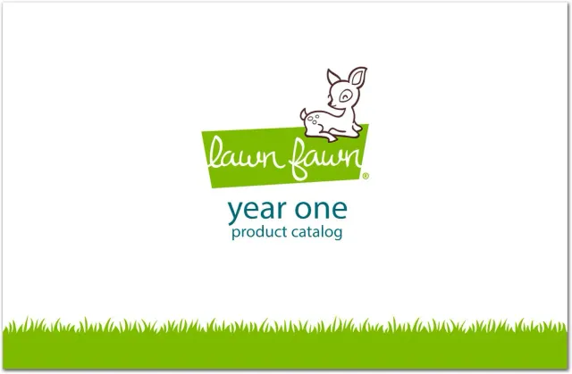 Lawn Fawn Year One Katalog Stempel-Ideenbuch 24 Seiten