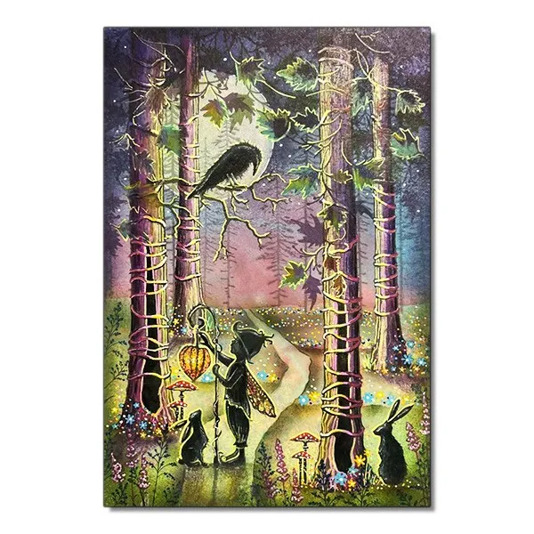 Lavinia Stamps Crow Set Stempel Photopolymer
