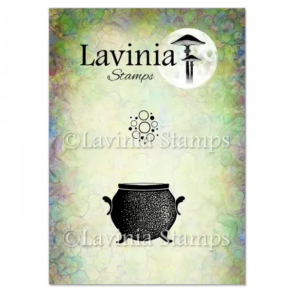 Lavinia Stamps Bubbling Cauldron Stempel Halloween