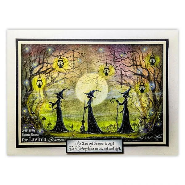 Lavinia Stamps Coven of the Blue Moon Stempel