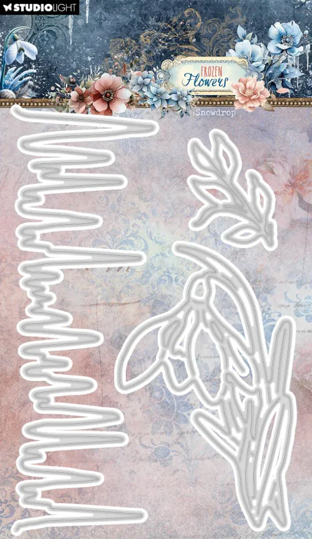 StudioLight Frozen Flowers Stanzschablone Snowdrop