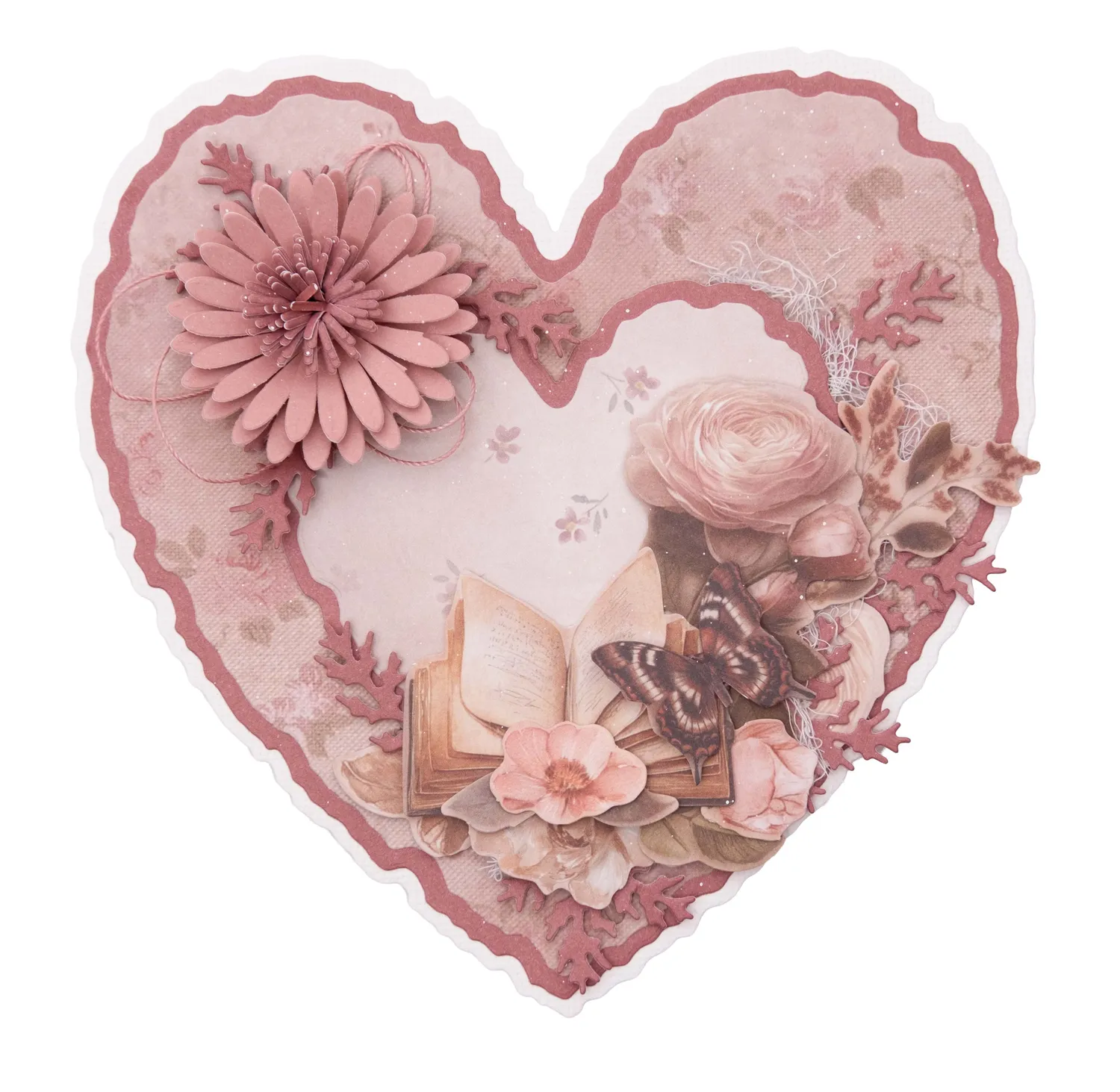 StudioLight Essentials Torn Edge Heart Stanzschablone Herz