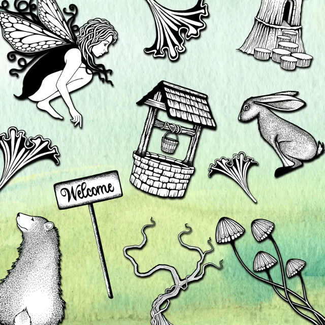 Lavinia-Stamps Meadowbrook Tales Collection Bundle Schneidedatei digital