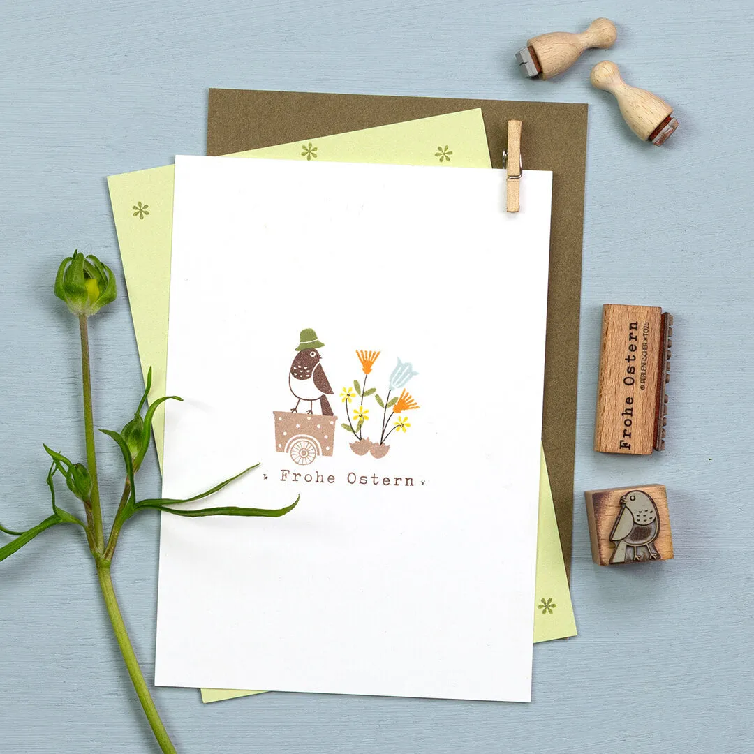 Perlenfischer Eierschale mini Stempel 6x5 mm Kegel