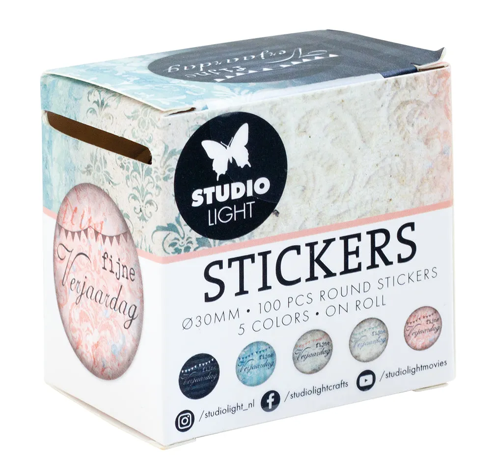 StudioLight Essentials Fijne Verjaardag Sticker Geburtstag