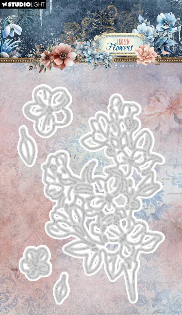 StudioLight Frozen Flowers Blossoms Stanzschablone Winter