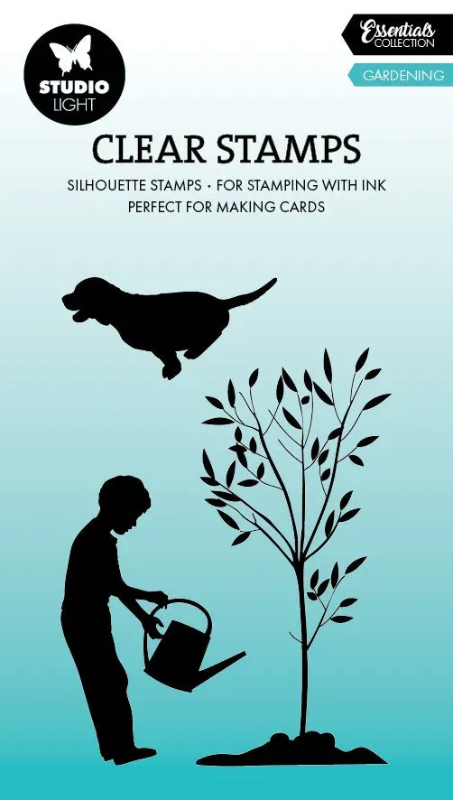 StudioLight Essentials Gardening Clear Stamp 62x93 Garten