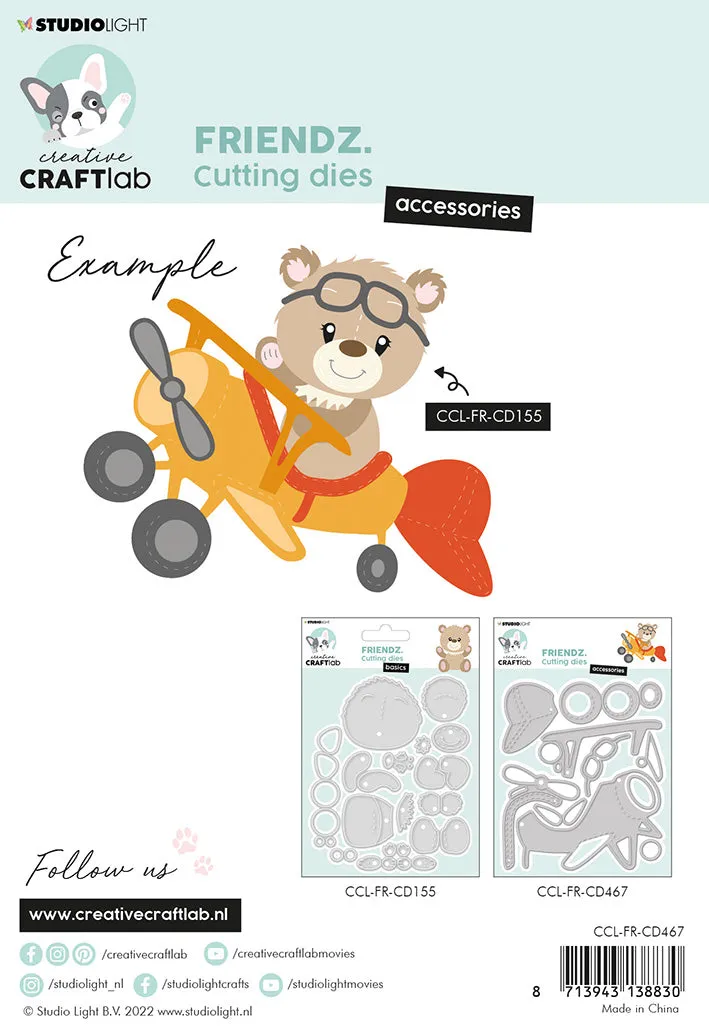 StudioLight Creative Craftlab Airplane Accessoires Stanzschablone