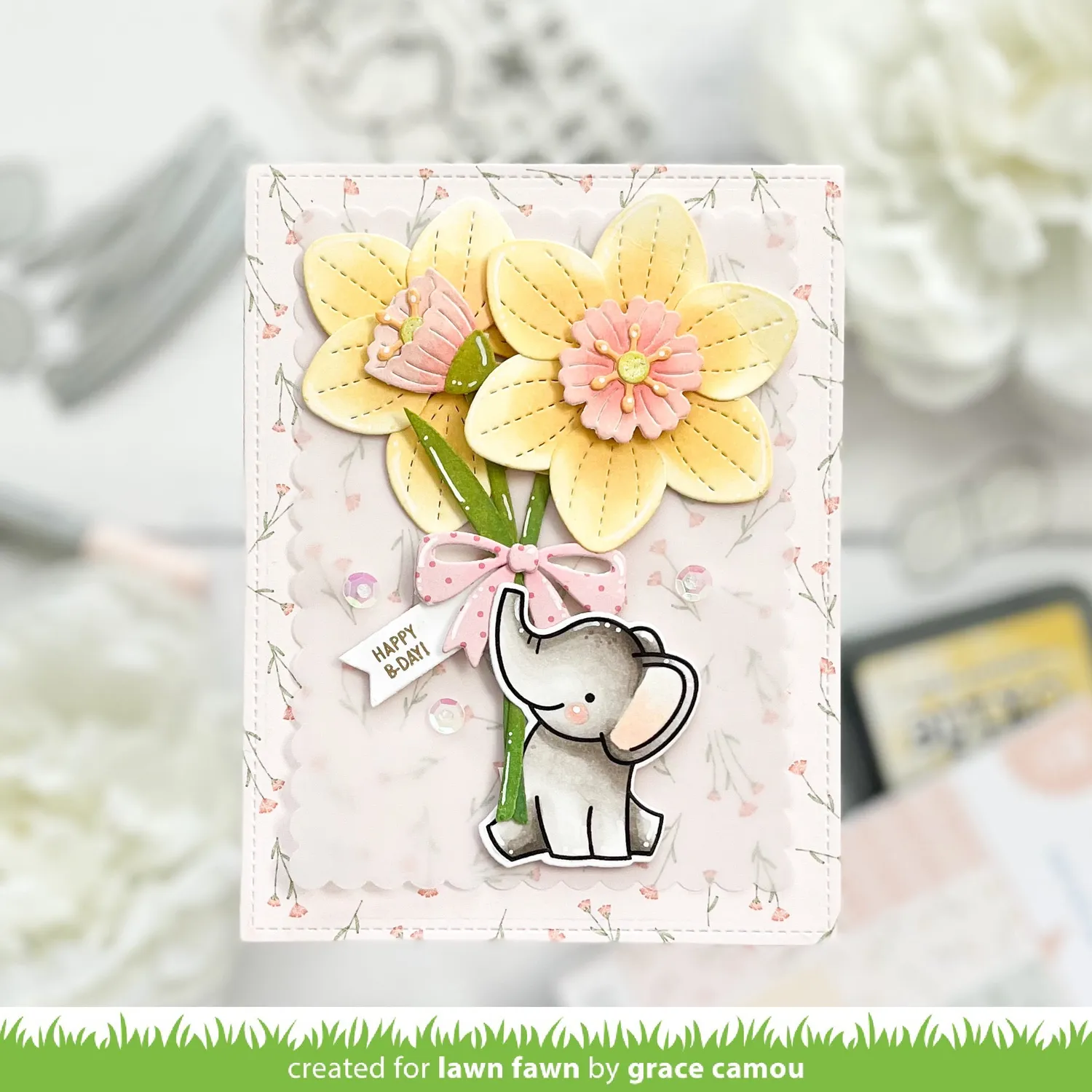 Lawn Fawn Lawn Cuts Darling Daffodils Stanzschablonen Narzissen