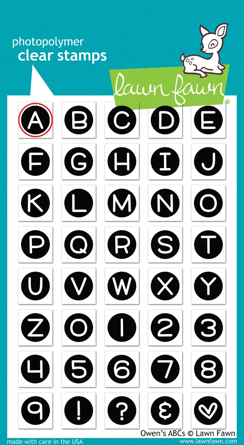 Lawn Fawn Lawn Cuts Owen's ABCs Stanzen Alphabet