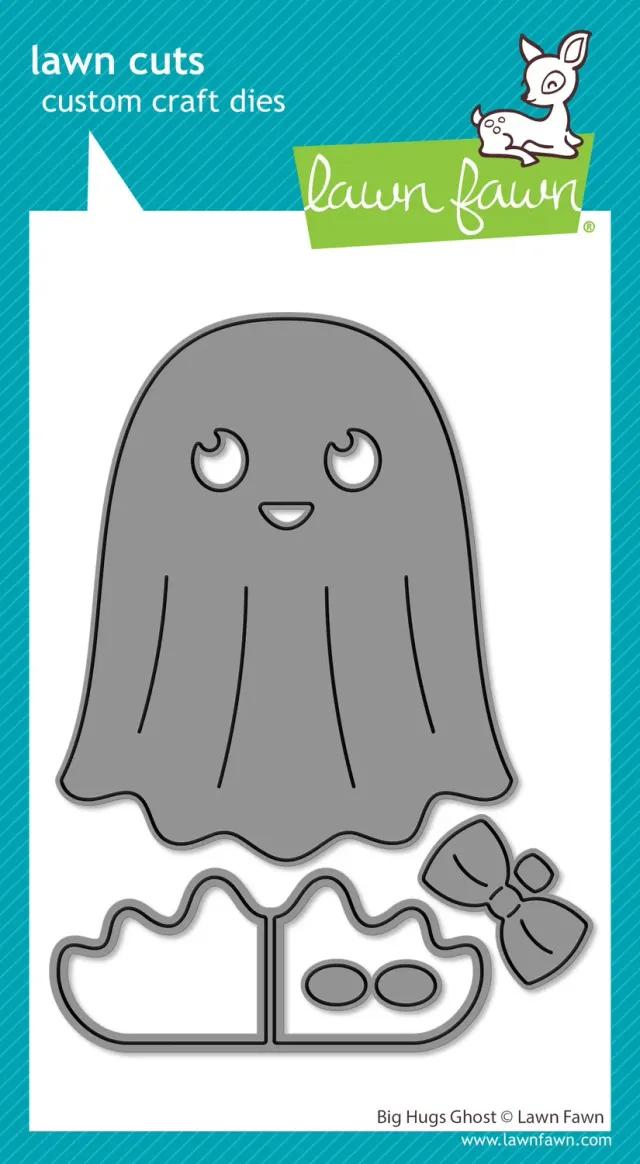 Lawn Fawn Big Hugs Ghost Stanze 4teilig Halloween