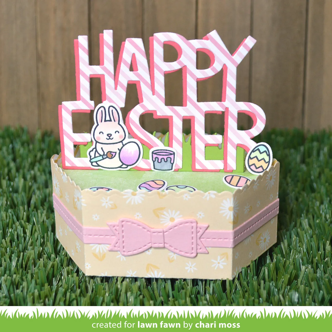 Lawn Fawn Lawn Cuts Giant Happy Easter Stanzen Ostern