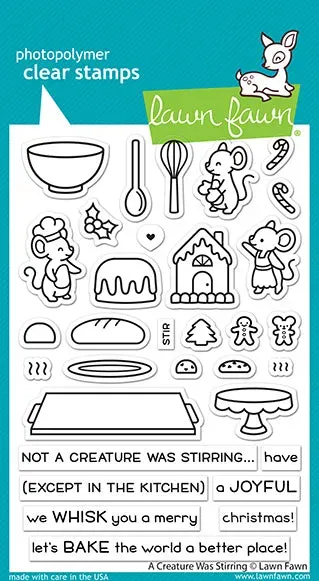 Lawn Fawn A Creature Was Stirring Stempel LF2415