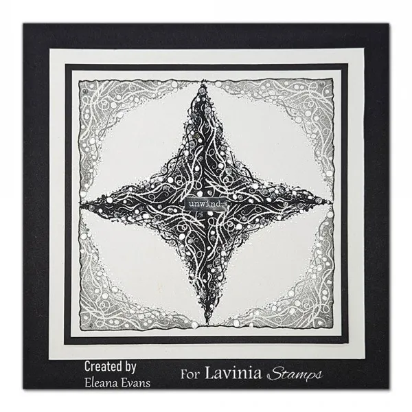Lavinia Stamps River Root Corner Small Stempel Ecke
