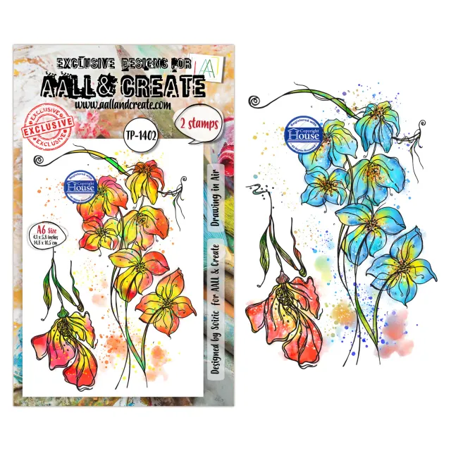 AALL and Create TP-1402 Stempelset A6 Drawing in Air