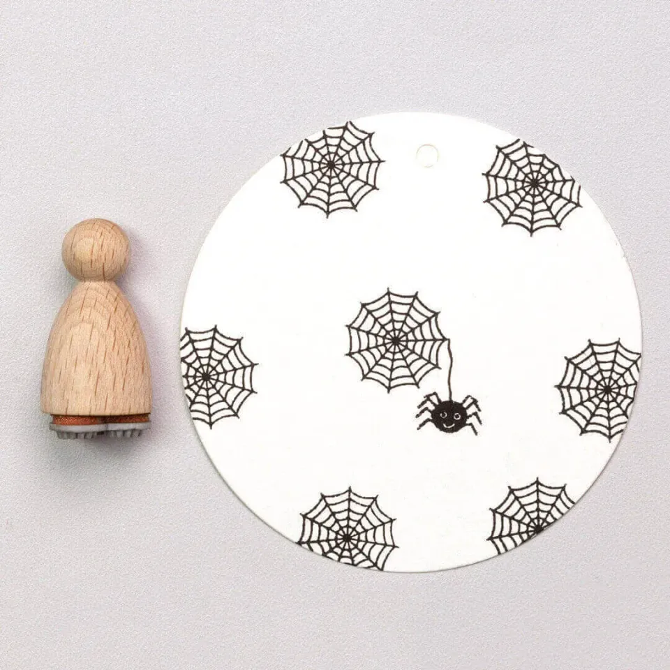 Perlenfischer Spinnennetz Stempel 17mm Mini-Kegel