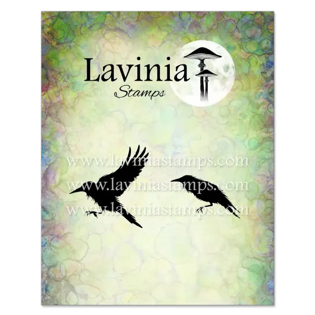 Lavinia-Stamps Poe and Noctis Stempel Eulenpaar