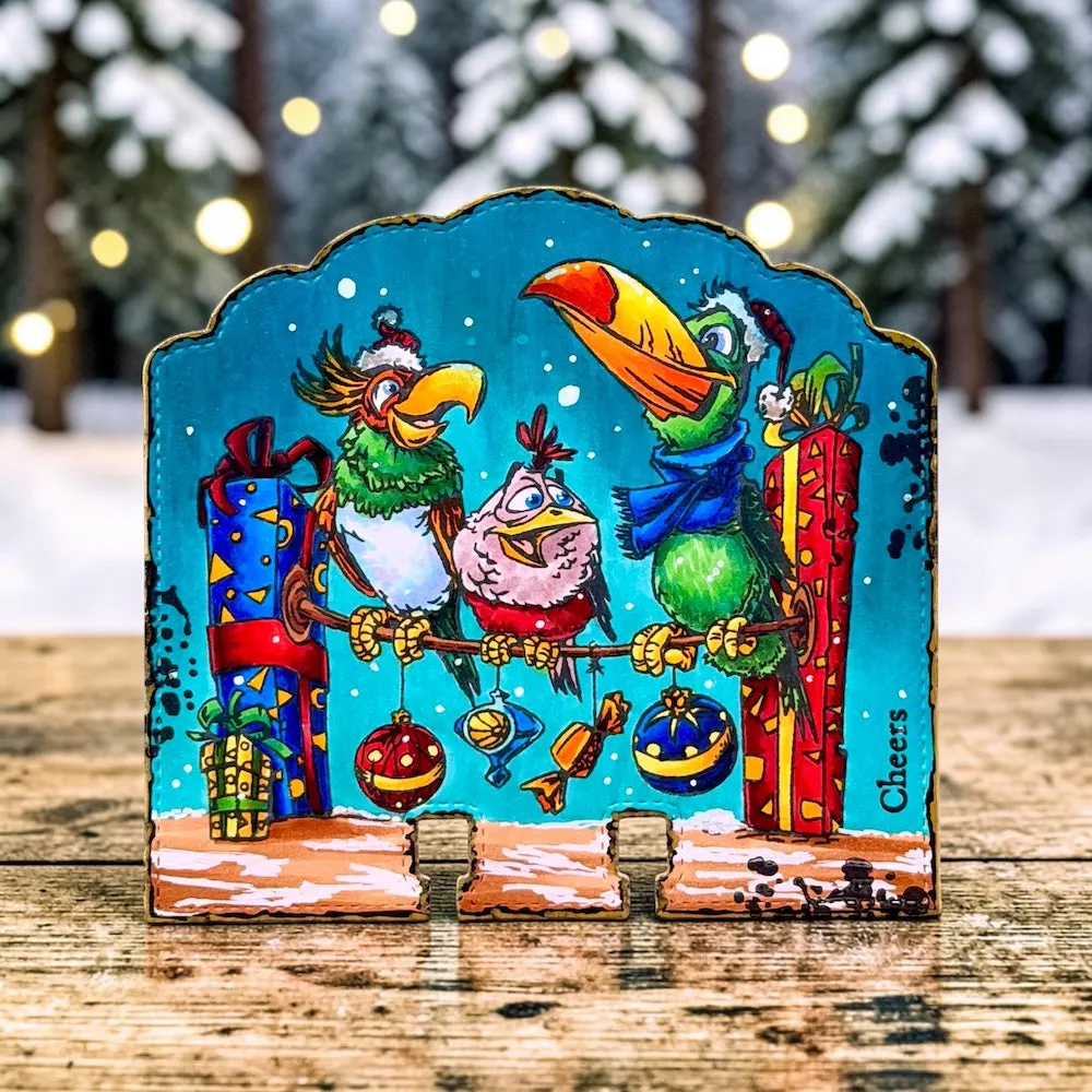 AALL and Create TP-1495 Tweet Treats Stempelset A6 Weihnachten