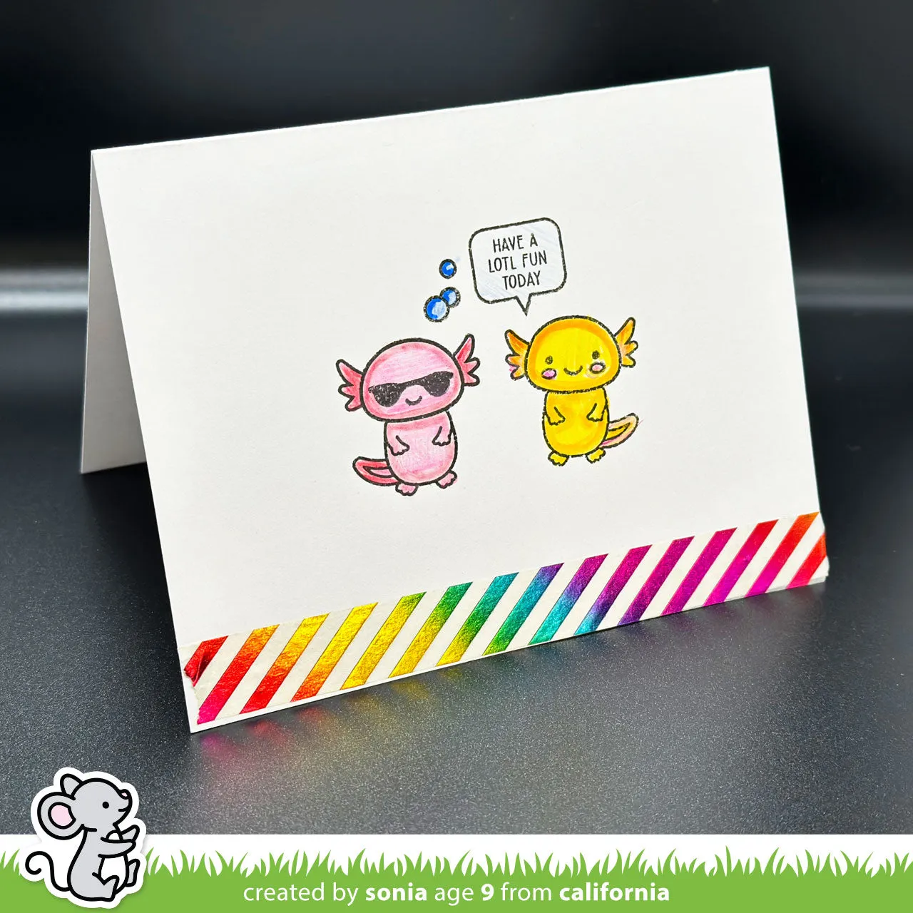 Lawn Fawn A Lotl Smiles Kids Karten-Bastelset 10 Karten