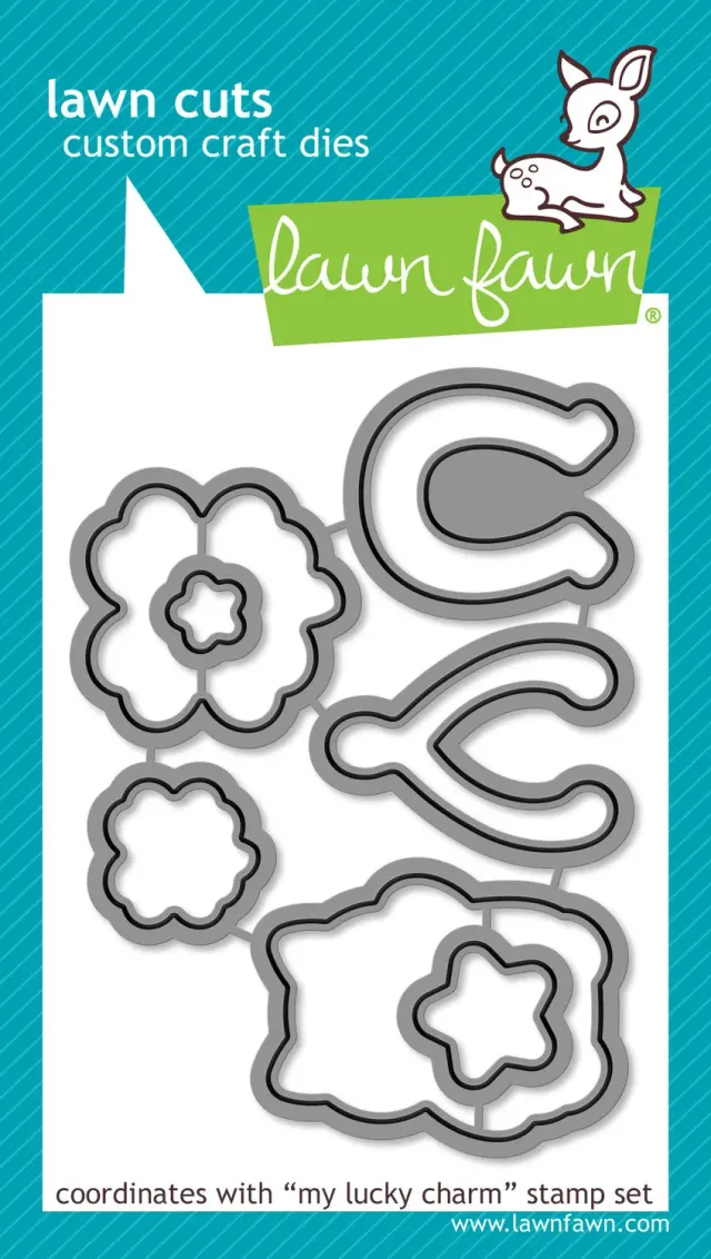 Lawn Fawn My Lucky Charm Lawn Cuts Stanzschablonen Kleeblatt