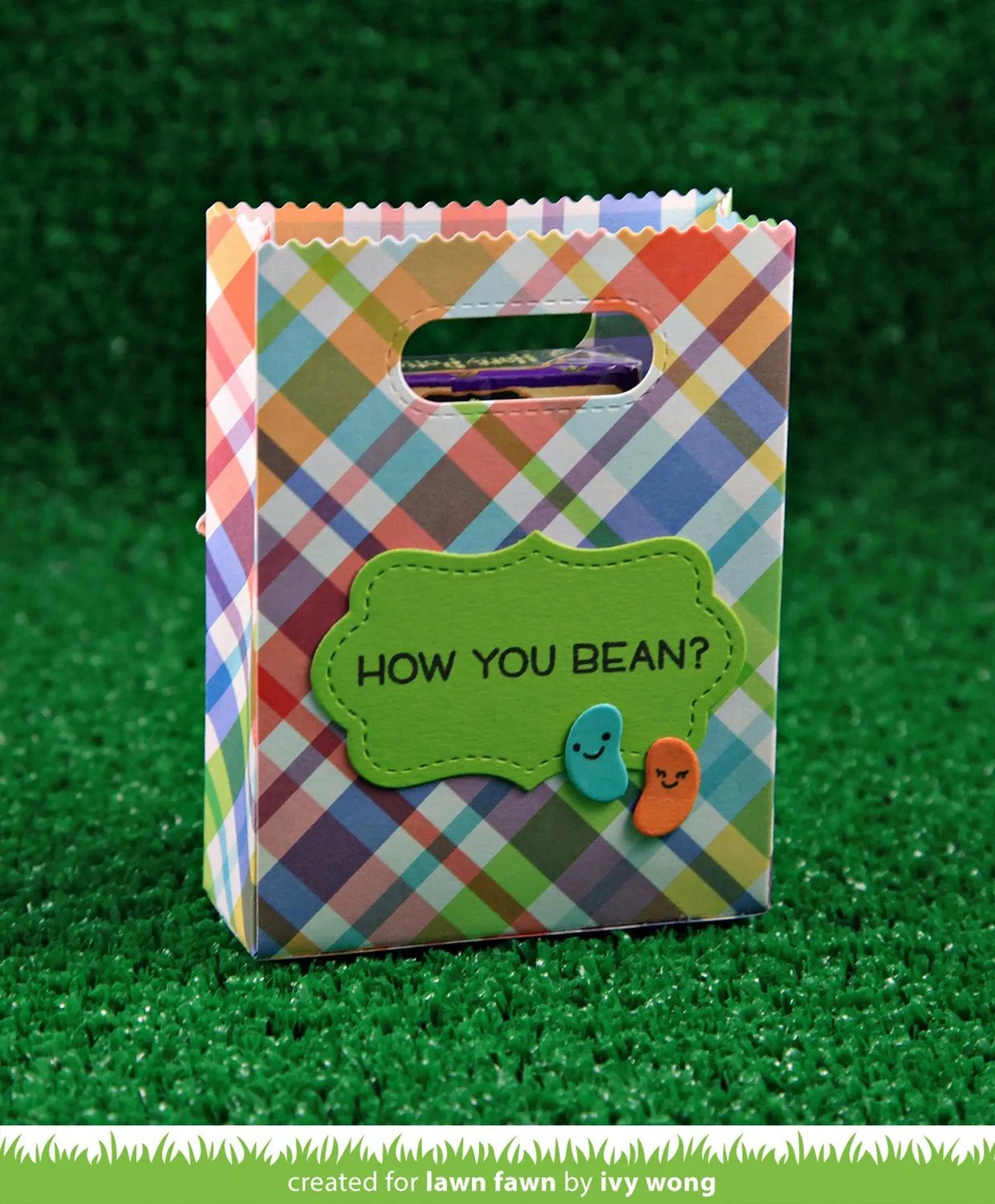 Lawn Fawn Fancy Box Lawn Cuts Stanze LF1357 Geschenkkarte