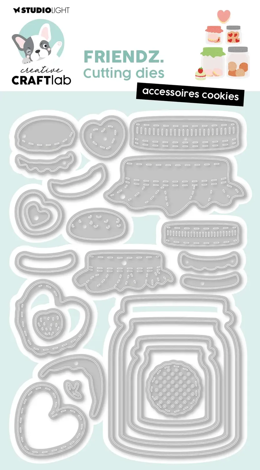 Creative Craftlab Friendz Accessoires cookies Stanzschablone