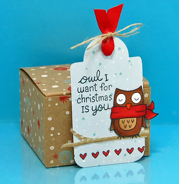 Lawn Fawn Winter Owl Stempel Eule 3-teilig Weihnachten