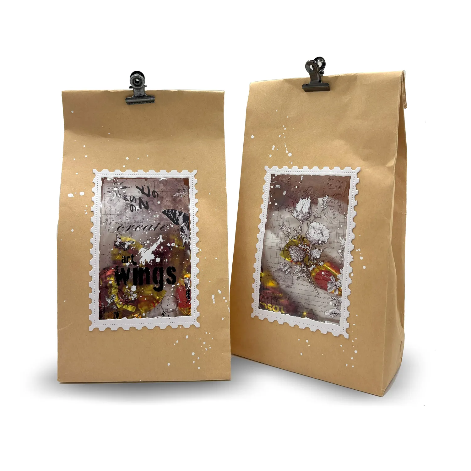 AALL and Create RO-20 Grit & Grace Rub-Ons 2x A5 vintage