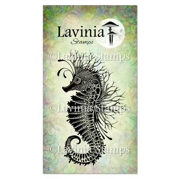 Lavinia-Stamps Sebastian the Seahorse Stempel Photopolymer