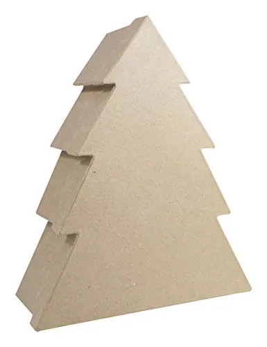 décopatch BT056C Box Tannenbaum S Pappmaché 10cm
