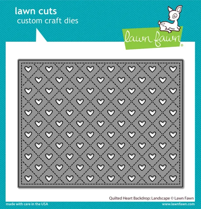 Lawn Fawn Lawn Cuts Quilted Heart Stanzschablone