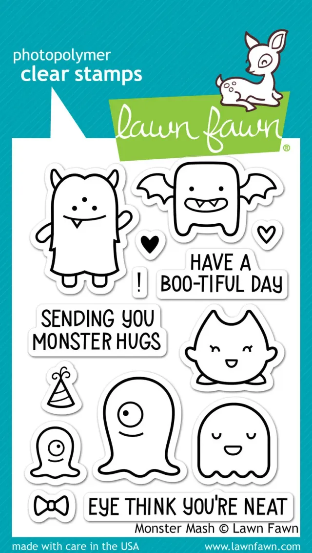 Lawn Fawn Monster Mash Clear Stamps Halloween
