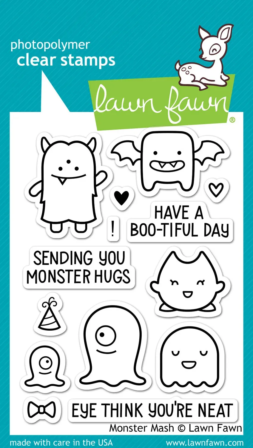 Lawn Fawn Monster Mash Clear Stamps Halloween