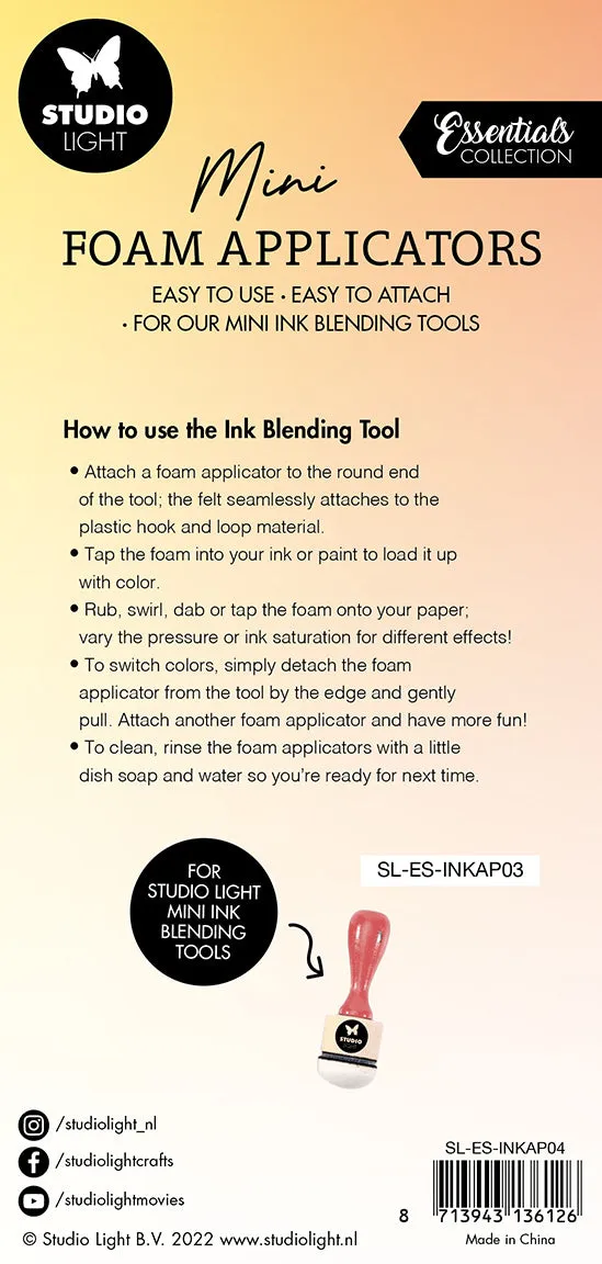 StudioLight Essentials Blending Tool Ersatzschwämme 20 mm 9 Stück