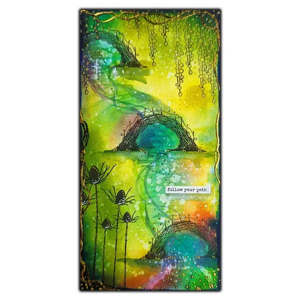 Lavinia Stamps Sacred Bridge Small Stempel