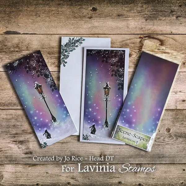 Lavinia-Stamps Spectrum Scenescapes Karten 4er